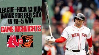 FULL HIGHLIGHTS: Red Sox Rock Orioles in 20-Hit Game at Fenway Park (5/23/25)
