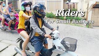 A Day In Our Life | Rider | Mag Deliver kami Ng mga Order Ng Resellers | Dan and Criis