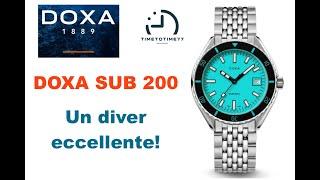 DOXA Sub 200: beautiful and convincing watch.
