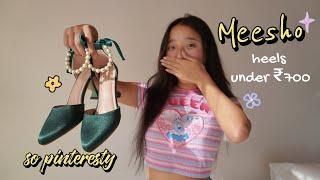  Meesho heels try on haul 