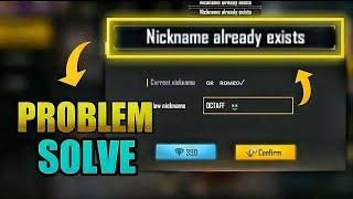 Free Fire Me Name Change Nahi Ho Raha Hai | Nickname Already Exist | Free Fire Name Change Problem