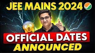 JEE MAINS 2024 Exam Date RELEASED  ||  NTA OFFICIAL UPDATE  #JEE2024