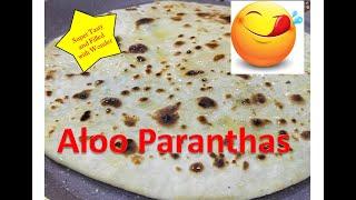 Aloo Paranthas• Cheesy Aloo Paranthas•  Dr Papori Barooah