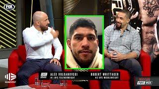 UFC 300 | Volkanovski & Whittaker discuss Alex Pereira 'stoneface' | Fox Sports Australia