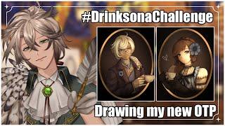 Drawing tea as anime characters | #DrinksonaChallenge【Vilhelm Vanderbos | globie】