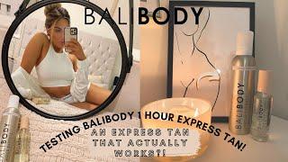 Testing Bali Body's 1 HOUR EXPRESS TAN! An Express Tan That Actually Works!! 