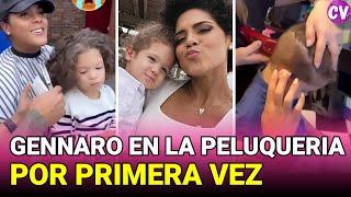 Francisca LE CORTA el CABELLO a su HIJO Gennaro por PRIMERA VEZ