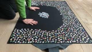 Deel 4: PuzzlUp puzzelmat tot en met 3000 Stukjes  Puzzelstukjes liggen op de puzzelmat