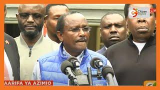 Kalonzo: Ruto declared war against his own citizens by deploying the military