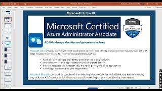 AZURE in ENGLISH - AZ 104 - IAM - Microsoft Entra ID - Entra Domain Service