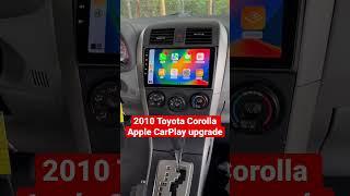 2010 Toyota Corolla 9” QLED Apple CarPlay#applecarplay #explore #fyp #shorts #corolla #toyota #car