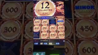 Dragon Link Bonus Round! Mini, Minor & 14 Fireballs! Delaware Park Casino #shorts