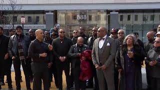 Kappa Alpha Psi fraternity brothers march at Black Lives Matter Plaza | NBC4 Washington