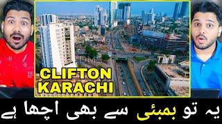 Indian Reaction On Clifton Karachi Drone View