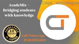 AcadeMix – Bridging students with knowledge |  Btech major and Mini projects in Hyderabad