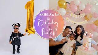 ARIELA'S 1ST BIRTHDAY PARTY in Germany! Last minute preparations, shopping, setup& opening gifts