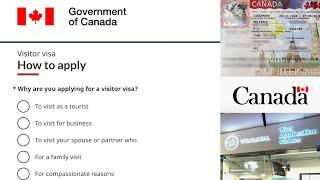 How to Apply Canada Tourist Visa Online Step by Step Tutorial