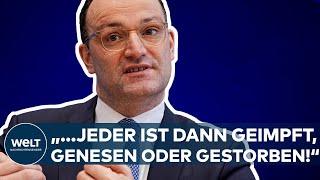 CORONA: "Am Ende dieses Winters ist jeder in Deutschland geimpft, genesen oder gestorben" - Spahn