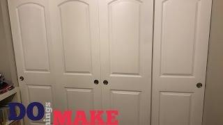 DIY Sliding Closet Doors, Easy Do It Yourself