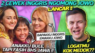 KAGET PAS DENGAR BULE KAKAK ADIK ASLI INGGRIS BHS JAWANYA LANCAR DAN MEDOK !!