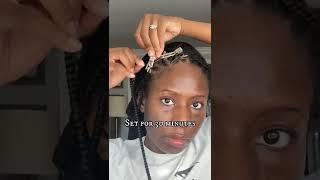 How to Refresh Knotless Braids! #naturalhaircommunity #knotlessbraids