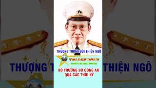 Bộ trưởng Bộ công an qua các thời kỳ #chinhtri