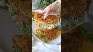 Творожная лепешка на завтрак / творожная тортилья / белковый завтрак #завтрак #рецепты #творог #обед