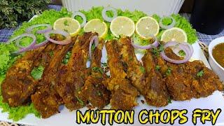 Mutton Chops Fry | Mutton Chops Recipe | Tawa Fry Mutton Chops | Healthy Mutton Chops
