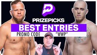 PRIZEPICKS Entry for UFC Vegas 95: Tybura vs. Spivac 2