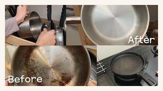 Tips Merawat Alat Masak Stainless Steel dan Cast Iron || Cara Membersihkan Wajan Berkerak