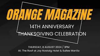 Orange Magazine 14th Anniversary Celebration (Sponsors)