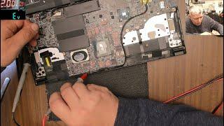 Fixing a 2k$ gaming laptop  - MSI GS66 Stealth motherboard repair