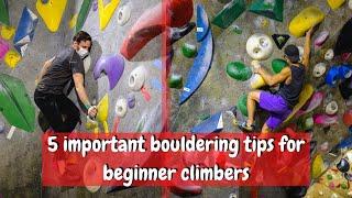 5 important bouldering tips for beginners - Indoor climbing in Tokyo, Japan