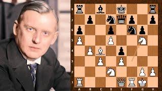 PROVOCATIVE KNIGHT MOVE! || Alekhine vs Tarrasch - Italian Game