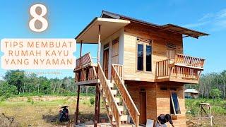 Tips Membuat Pondok / Rumah kayu 2 tingkat yang nyaman