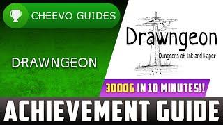 Drawngeon: Dungeons of Ink & Paper (Xbox) - 3000G IN 10 MINUTES | Achievement Guide (PART 1)