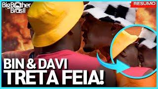  BBB 24 URGENTE: BRIGA FEIA entre BIN e DAVI! AGR€SSÃO?? SAIBA TODOS OS DETALHES • AO VIVO!