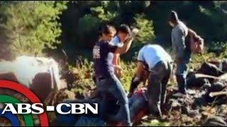 Bandila: Bus falls off ravine; Tado Jimenez, 13 others killed