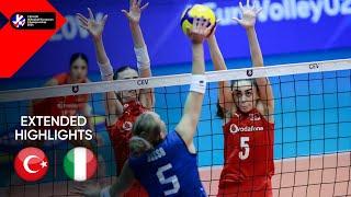 The Final: TÜRKIYE vs. ITALY - Match Highlights | CEV EuroVolley U20 Women