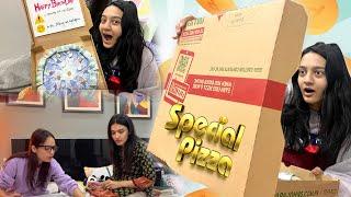 SPECIAL PIZZA GIFT FROM FATIMA  | Rabia Ki Tabiat Kharab  | Cute Fans Milny Aye ️