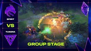 GROUP STAGE! SPIRIT vs TUNDRA - Official Highlights - BLAST Slam I Dota 2