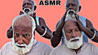 ASMR || BABA KALLU ‘s BESTEST MAGICAL MASSAGE THERAPY ||  SENIOR BARBER AND SENIOR CLIENT || RELAXED