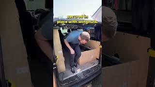 10 Minute Campervan Conversion #vanlife