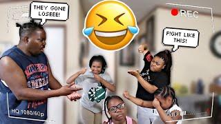 Teaching The Girls The Incorrect Way To F!GHT PRANK