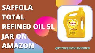 Saffola Total Refined Oil |Cholesterol Lowering Oil | Cooking Edible Oil 5L Jar |@Tuniqueonlineshop