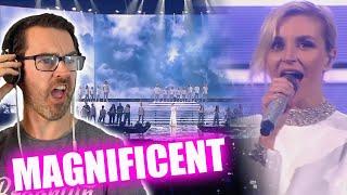 Polina Gagarina REACTION ''Sky In The Eyes'' (Megasport 2023)