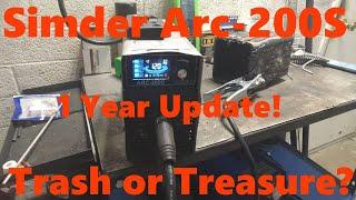 Simder Arc 200s Stick/Tig Welding Machine 1 Year Update with Overheat Test! Was Project Farm Right?