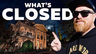 CLOSED: 10 Disneyland Attractions | January 2024