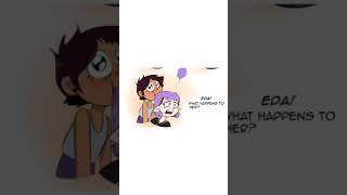 Luz Tries To Eat Amity's Cotton Candy Hair | The Owl House Comic Dub (#Shorts)