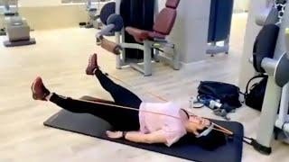 Actress Charmi Kaur Beautiful Workouts Video | Cine Life Up-to-date